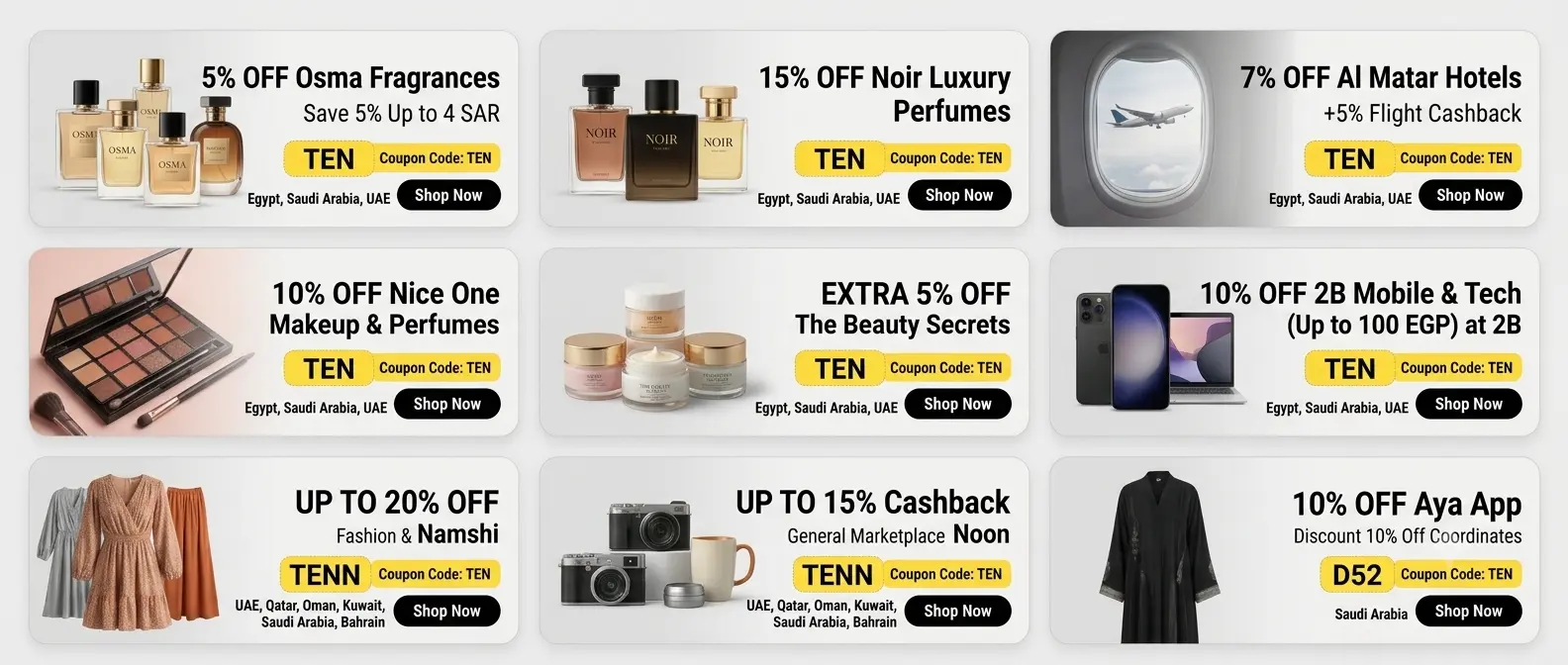 Store Discount Coupon Code & Exclusive Promo Code Offers - CouponTen (1)