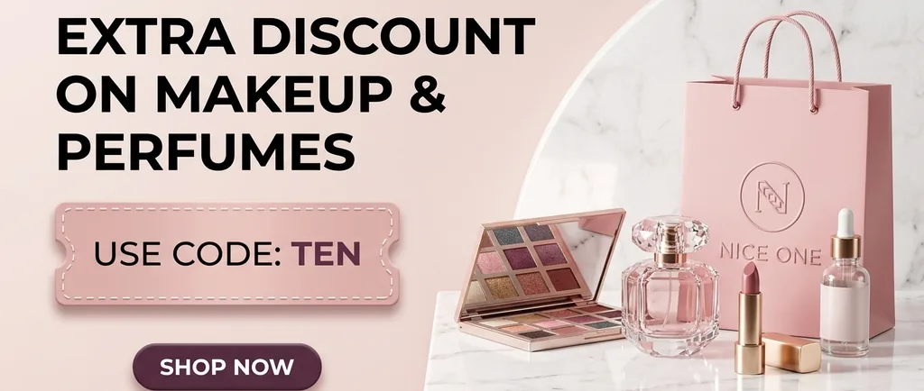Nice One Coupon Code & Beauty Cosmetics Promo Code Offers Banner