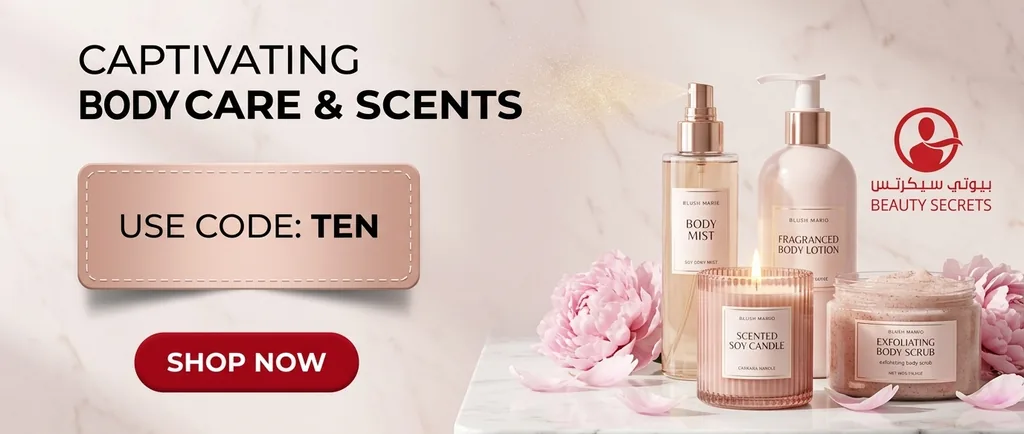 The Beauty Secrets coupon code (TEN) for exclusive discounts on body mists, scented candles, and body care in 2026.
