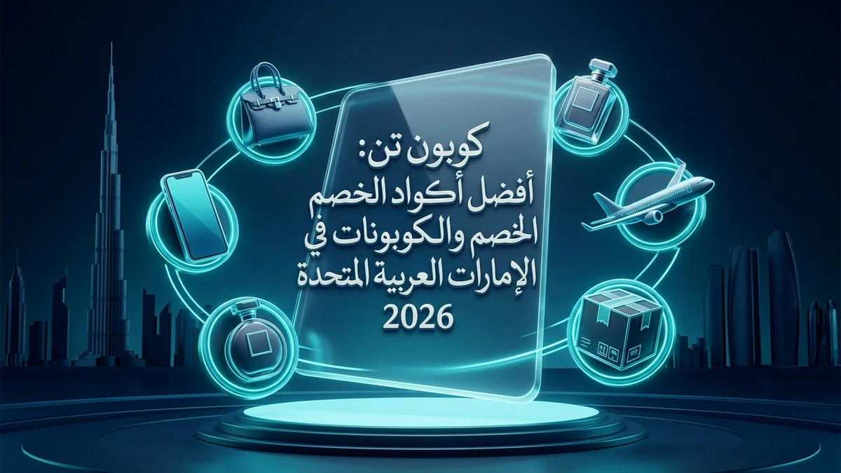 بانر دليل أكواد خصم الإمارات 2026 باللغة العربية