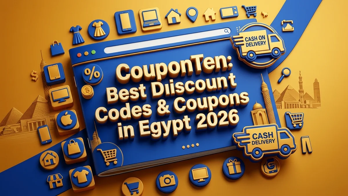 Egypt Promo Codes & Discount Coupons Banner 2026 in English