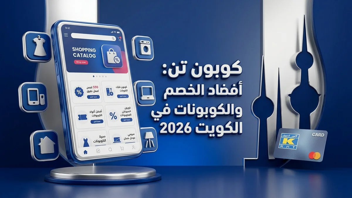 بانر أكواد خصم الكويت والدفع بكي نت باللغة العربية