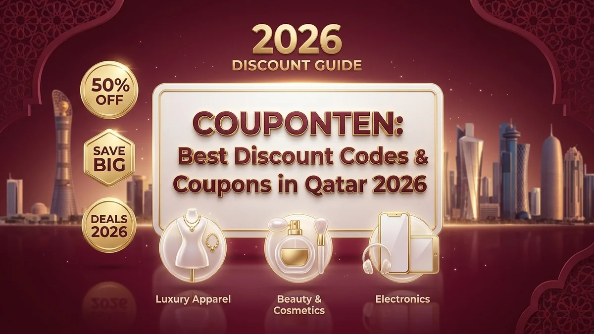 Qatar Best Promo Codes and Discount Deals Banner 2026 in English